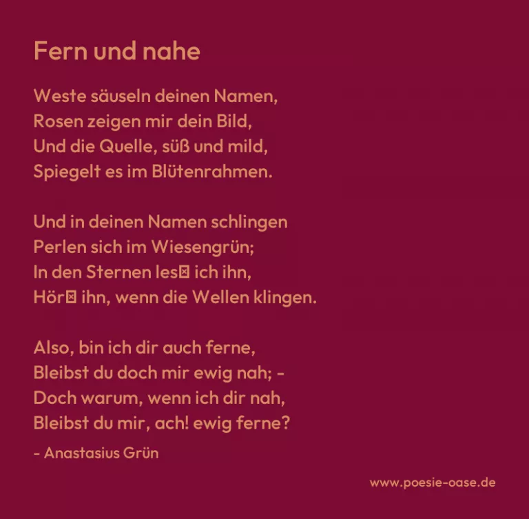 Fern und nahe