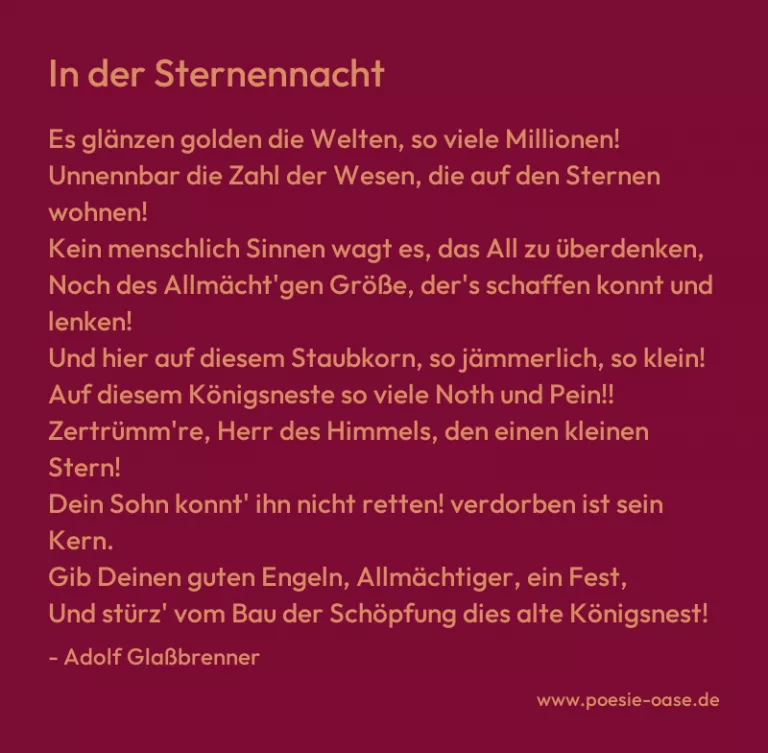 In der Sternennacht