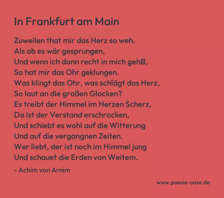 In Frankfurt am Main
