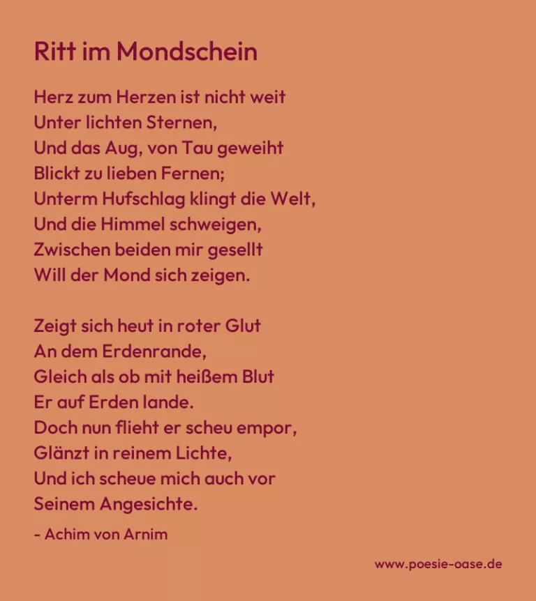 Ritt im Mondschein