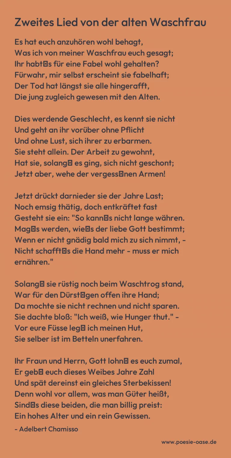 Zweites Lied von der alten Waschfrau